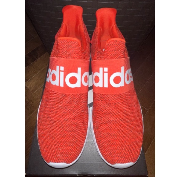 NEW! ADIDAS UNISEX LITE RACER ADAPT 3.0 ORTHO LITE RED SNEAKERS! - Picture 2 of 8